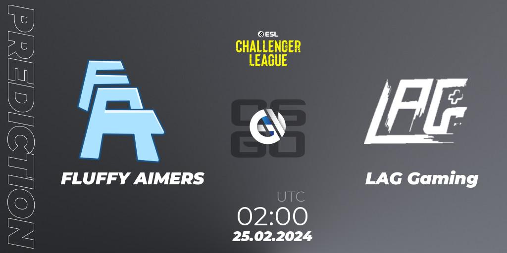 FLUFFY AIMERS - LAG Gaming: прогноз. 08.03.24, CS2 (CS:GO), ESL Challenger League Season 47: North America