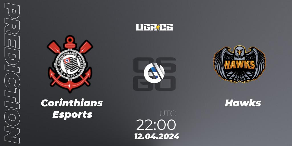 Corinthians Esports - Hawks: прогноз. 12.04.24, CS2 (CS:GO), LIGA CS: Summer 2024