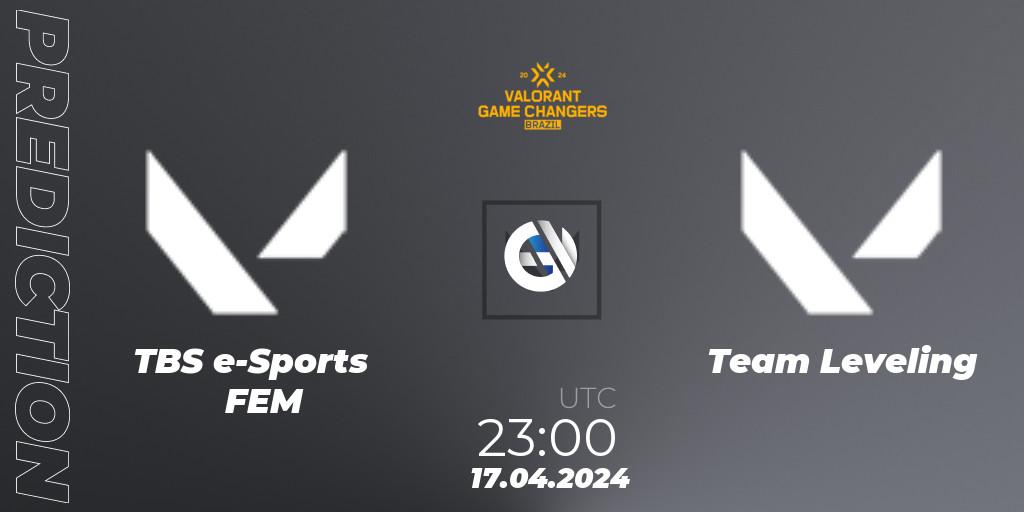 TBS e-Sports FEM - Team Leveling: прогноз. 17.04.2024 at 22:10, VALORANT, VCT 2024: Game Changers Brazil Series 1
