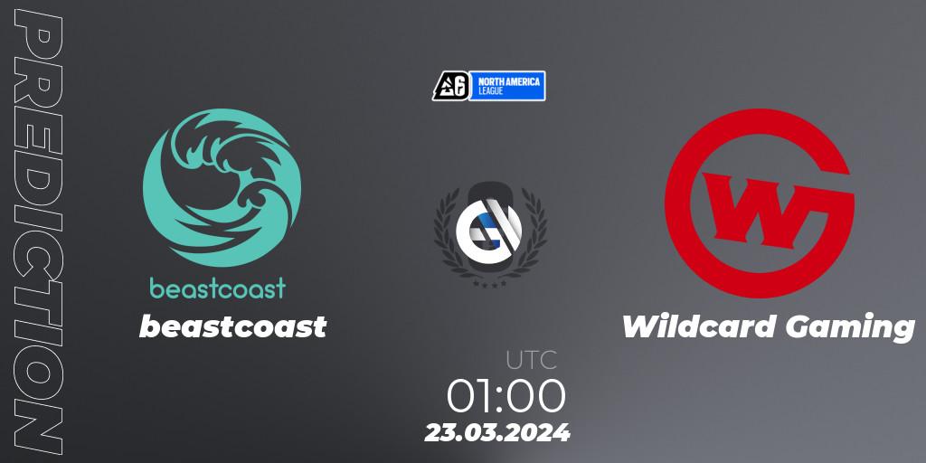 beastcoast - Wildcard Gaming: прогноз. 23.03.24, Rainbow Six, North America League 2024 - Stage 1