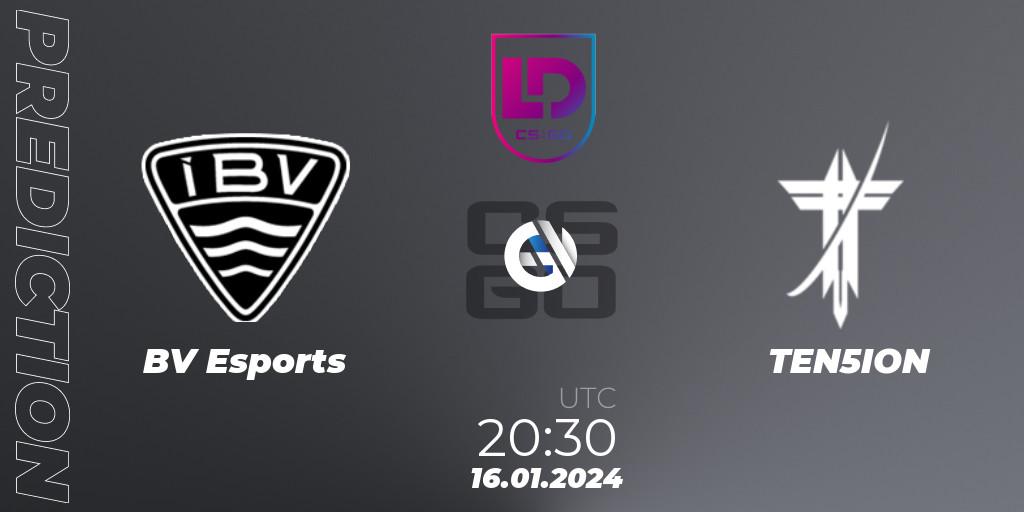 ÍBV Esports - TEN5ION: прогноз. 16.01.24, CS2 (CS:GO), Icelandic Esports League Season 8: Regular Season