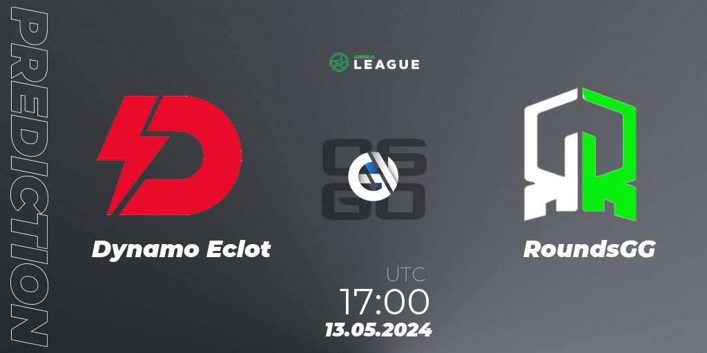 Dynamo Eclot - RoundsGG: прогноз. 13.05.2024 at 17:00, Counter-Strike (CS2), ESEA Season 49: Advanced Division - Europe