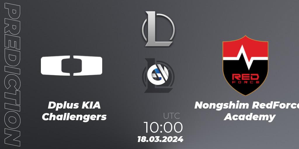 Dplus KIA Challengers - Nongshim RedForce Academy: прогноз. 18.03.24, LoL, LCK Challengers League 2024 Spring - Group Stage