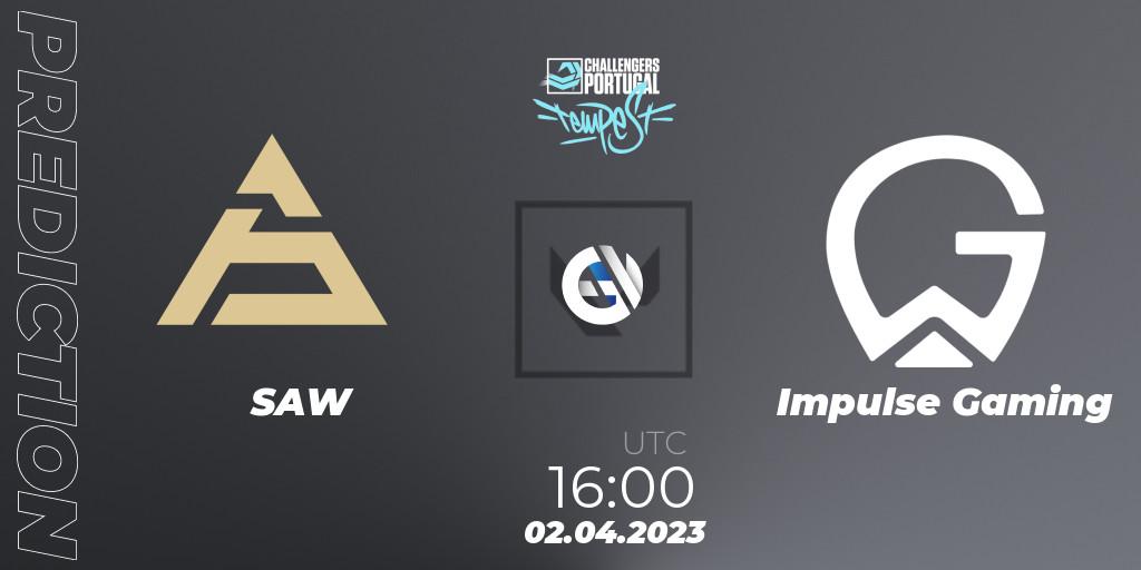 SAW - Impulse Gaming: прогноз. 02.04.23, VALORANT, VALORANT Challengers 2023 Portugal: Tempest Split 2