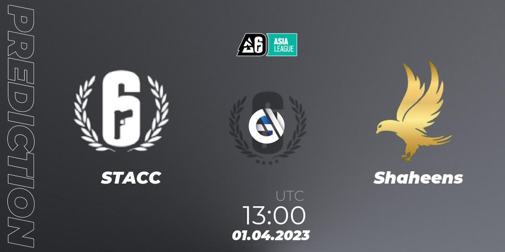 STACC - Shaheens: прогноз. 01.04.23, Rainbow Six, South Asia League 2023 - Stage 1