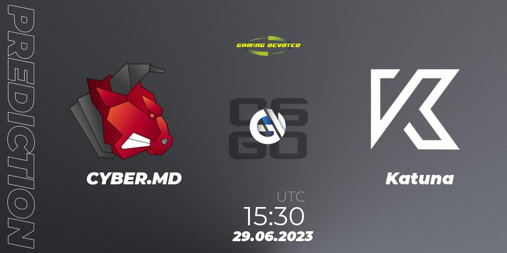 CYBER.MD - Katuna: прогноз. 29.06.2023 at 15:30, Counter-Strike (CS2), Gaming Devoted Become The Best: Series #2