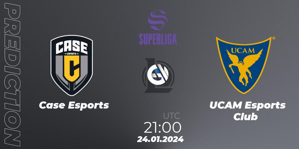 Case Esports - UCAM Esports Club: прогноз. 24.01.2024 at 21:00, LoL, Superliga Spring 2024 - Group Stage