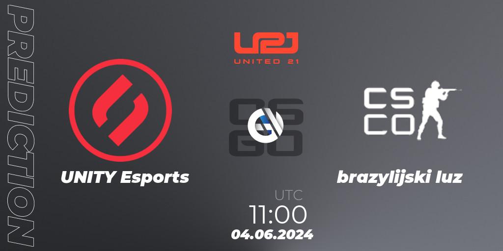 UNITY Esports - brazylijski luz: прогноз. 04.06.2024 at 11:00, Counter-Strike (CS2), United21 Season 16