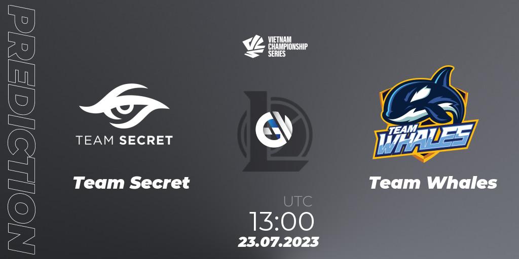 Team Secret - Team Whales: прогноз. 23.07.2023 at 12:15, LoL, VCS Dusk 2023