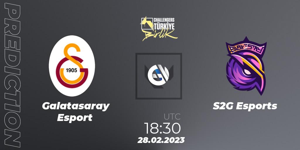 Galatasaray Esport - S2G Esports: прогноз. 28.02.2023 at 18:30, VALORANT, VALORANT Challengers 2023 Turkey: Birlik Split 1