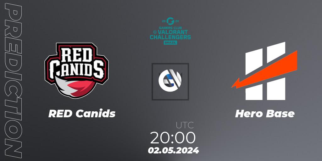 RED Canids - Hero Base: прогноз. 02.05.2024 at 20:10, VALORANT, VALORANT Challengers Brazil 2024: Split 1