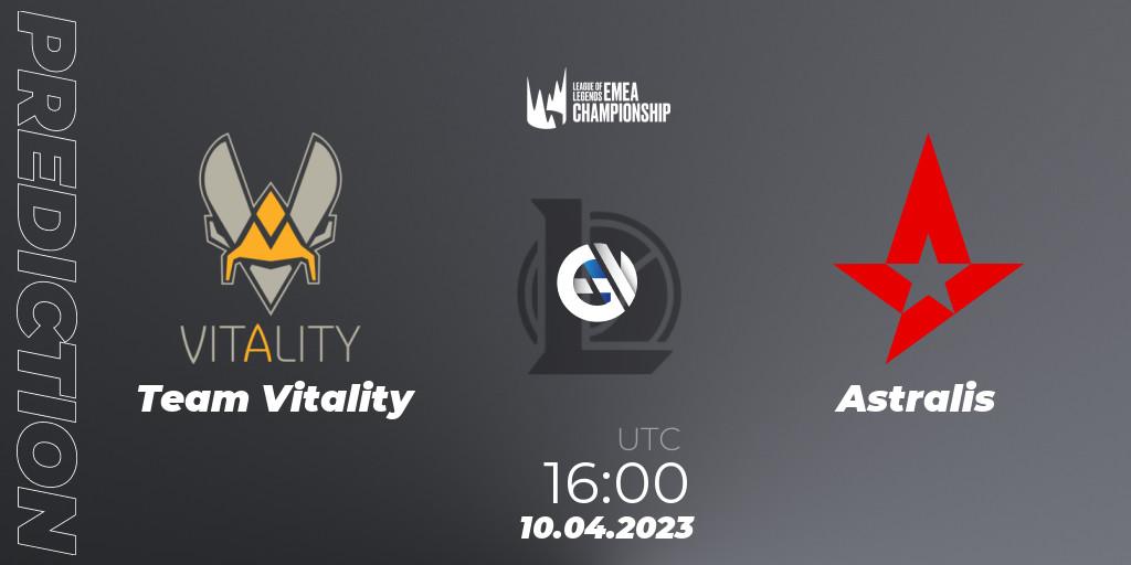 Team Vitality - Astralis: прогноз. 10.04.2023 at 16:00, LoL, LEC Spring 2023 - Group Stage