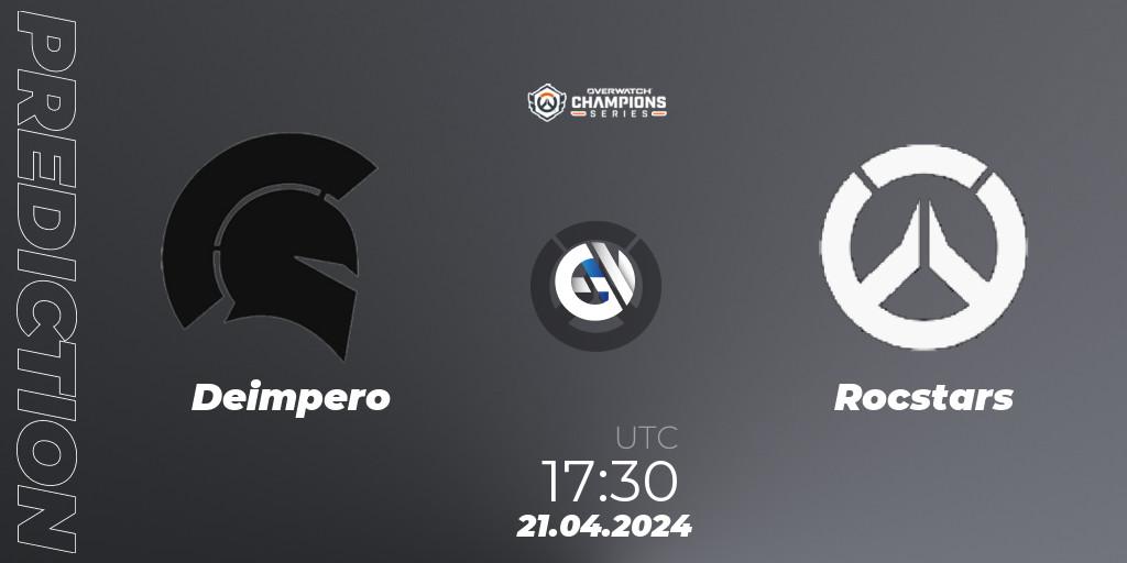 Deimpero - Rocstars: прогноз. 21.04.2024 at 17:30, Overwatch, Overwatch Champions Series 2024 - EMEA Stage 2 Group Stage