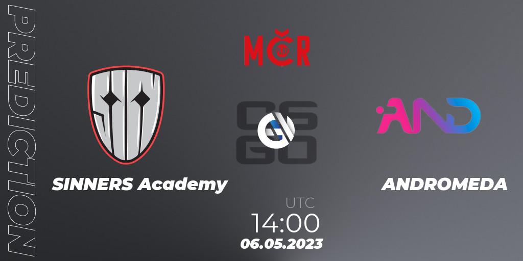SINNERS Academy - ANDROMEDA: прогноз. 06.05.2023 at 13:30, Counter-Strike (CS2), Tipsport Cup Bratislava 2023: Closed Qualifier