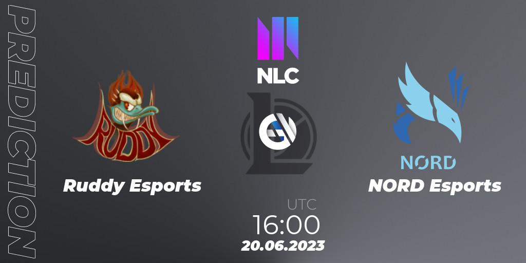 Ruddy Esports - NORD Esports: прогноз. 20.06.2023 at 16:00, LoL, NLC Summer 2023 - Group Stage