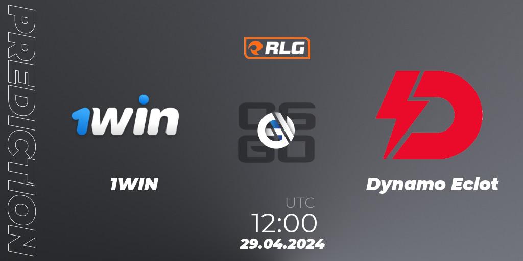 1WIN - Dynamo Eclot: прогноз. 29.04.2024 at 15:00, Counter-Strike (CS2), RES European Series #3