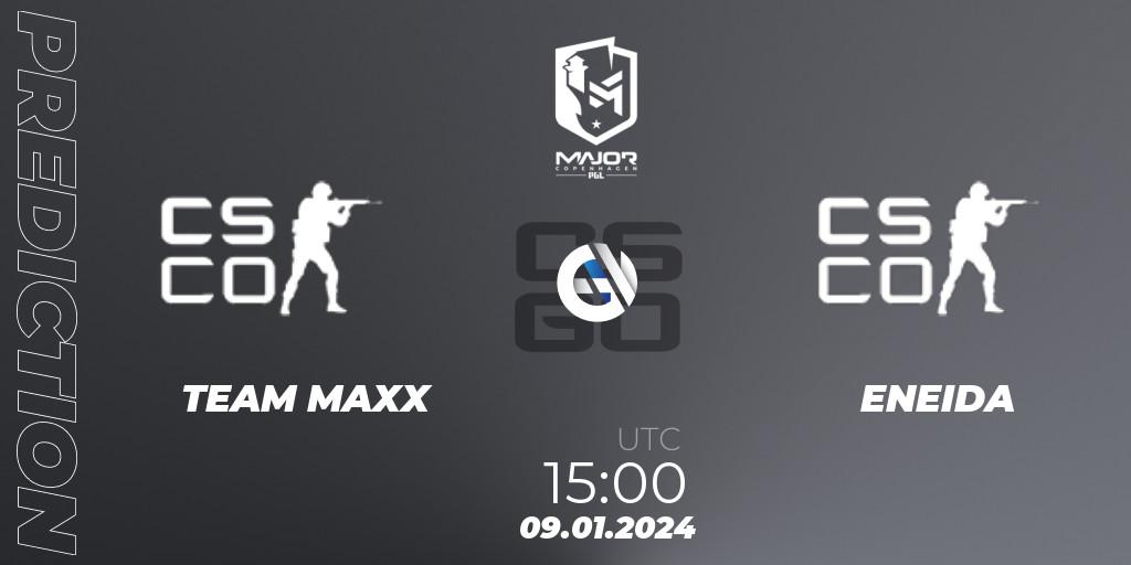 TEAM MAXX - ENEIDA: прогноз. 09.01.2024 at 15:00, Counter-Strike (CS2), PGL CS2 Major Copenhagen 2024 Europe RMR Open Qualifier 1