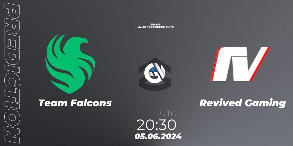 Team Falcons - Revived Gaming: прогноз. 05.06.2024 at 19:30, Call of Duty, Call of Duty Challengers 2024 - Elite 3: EU