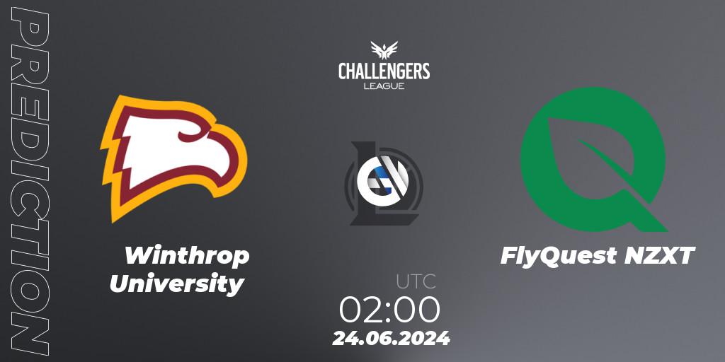 Winthrop University - FlyQuest NZXT: прогноз. 24.06.2024 at 02:00, LoL, NACL Summer 2024 - Group Stage
