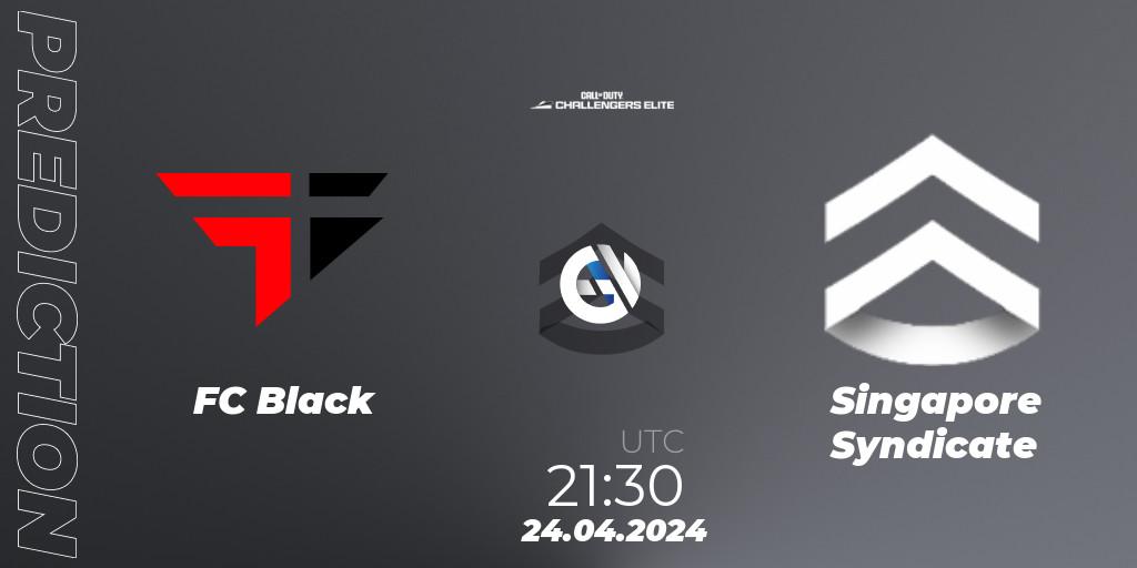FC Black - Singapore Syndicate: прогноз. 24.04.2024 at 22:00, Call of Duty, Call of Duty Challengers 2024 - Elite 2: NA