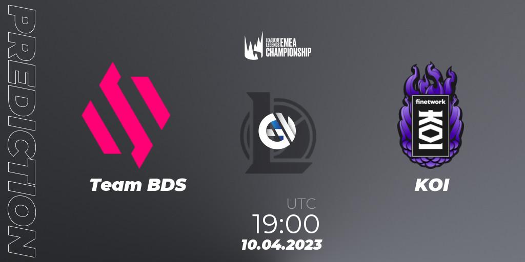 Team BDS - KOI: прогноз. 10.04.2023 at 19:00, LoL, LEC Spring 2023 - Group Stage