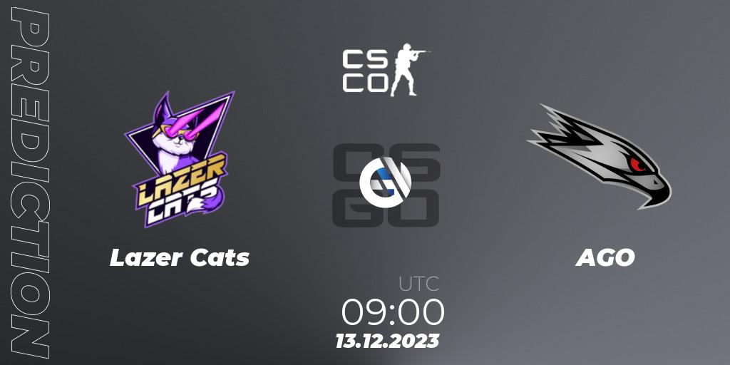 Lazer Cats - AGO: прогноз. 13.12.23, CS2 (CS:GO), European Pro League Season 13: Division 2