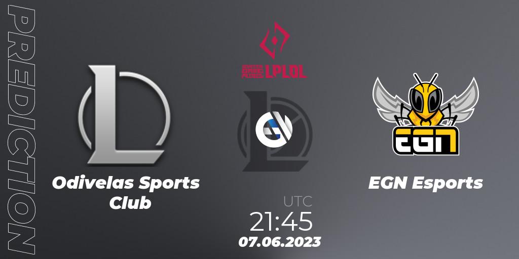 Odivelas Sports Club - EGN Esports: прогноз. 07.06.23, LoL, LPLOL Split 2 2023 - Group Stage