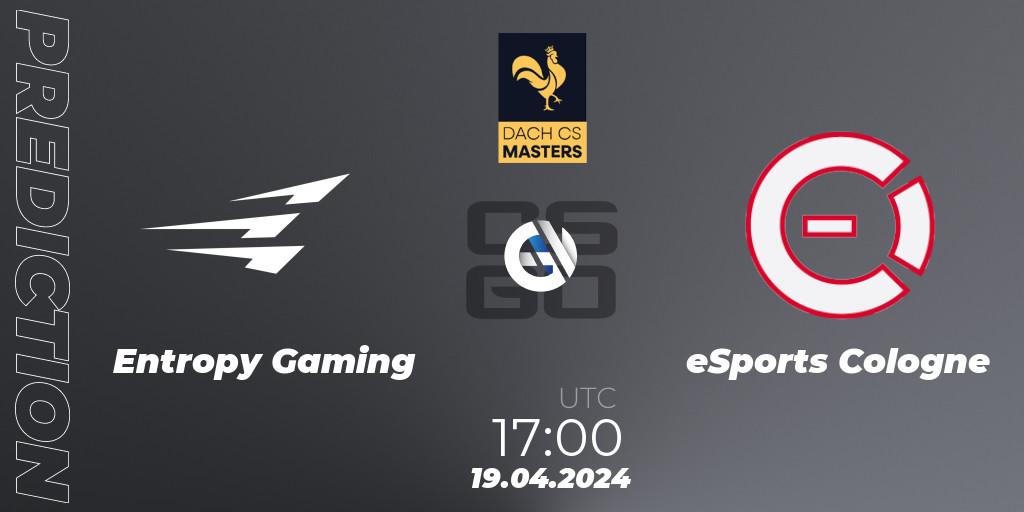 Entropy Gaming - eSports Cologne: прогноз. 28.04.24, CS2 (CS:GO), DACH CS Masters Season 1: Division 2