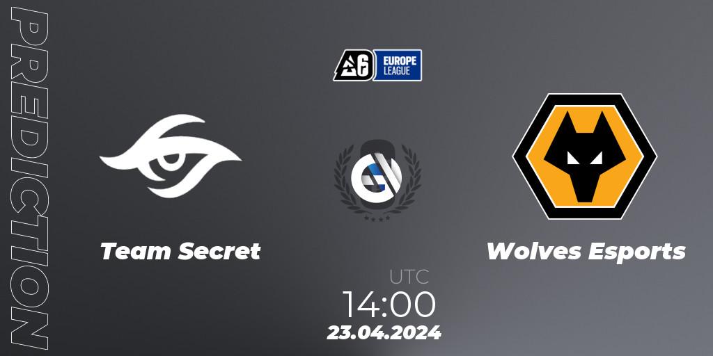 Team Secret - Wolves Esports: прогноз. 23.04.24, Rainbow Six, Europe League 2024 - Stage 1