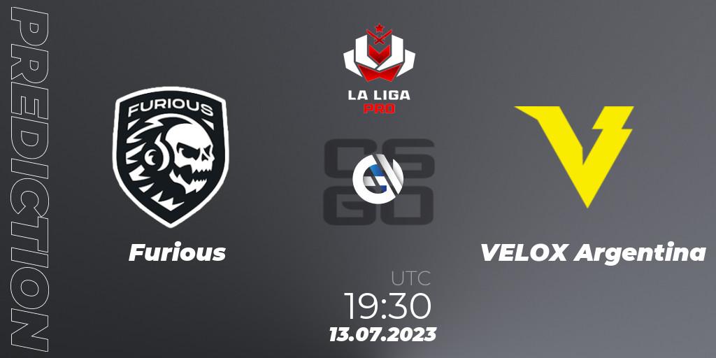 Furious - VELOX Argentina: прогноз. 13.07.23, CS2 (CS:GO), La Liga 2023: Pro Division