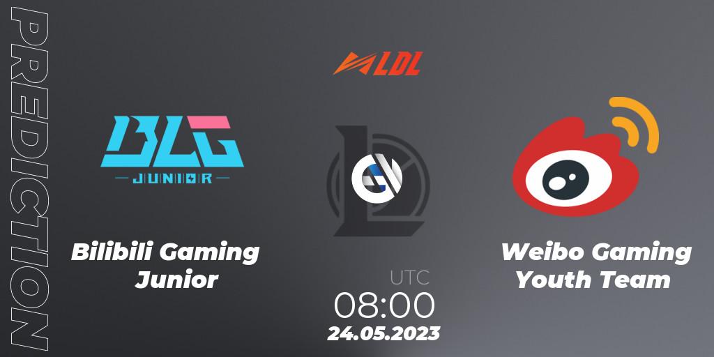 Bilibili Gaming Junior - Weibo Gaming Youth Team: прогноз. 24.05.2023 at 08:00, LoL, LDL 2023 - Regular Season - Stage 2