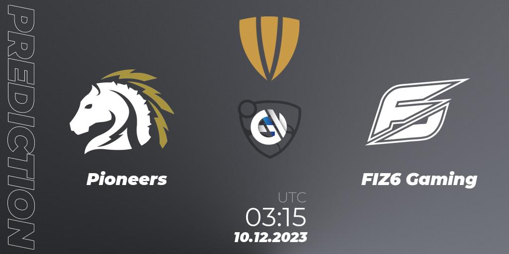 Pioneers - FIZ6 Gaming: прогноз. 10.12.2023 at 02:00, Rocket League, The Gauntlet Season 5 - Final