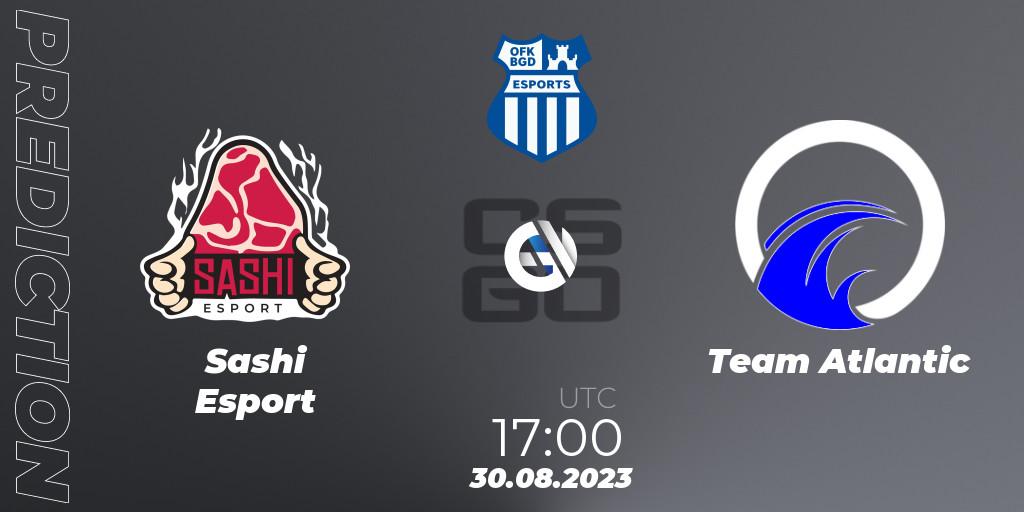  Sashi Esport - Team Atlantic: прогноз. 30.08.2023 at 17:00, Counter-Strike (CS2), OFK BGD Esports Series #1: European Closed Qualifier