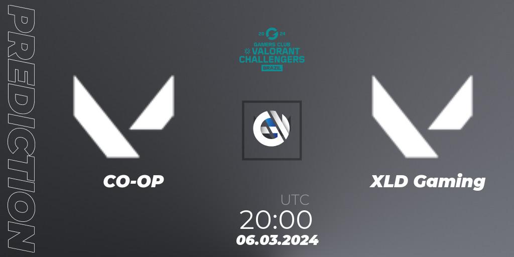 CO-OP - XLD Gaming: прогноз. 06.03.2024 at 20:00, VALORANT, VALORANT Challengers Brazil 2024: Split 1