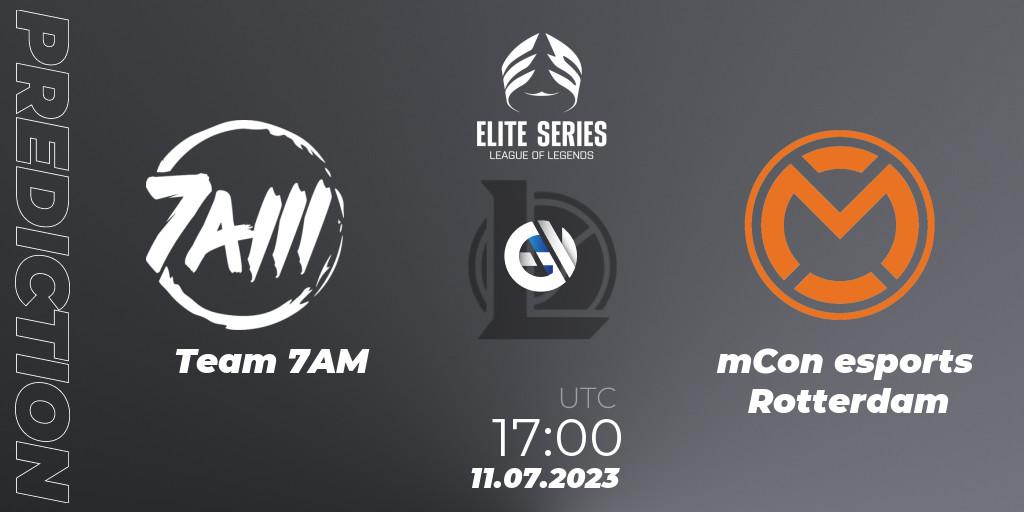 Team 7AM - mCon esports Rotterdam: прогноз. 11.07.2023 at 17:00, LoL, Elite Series Summer 2023
