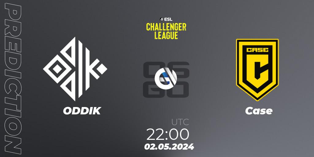 ODDIK - Case: прогноз. 02.05.2024 at 22:00, Counter-Strike (CS2), ESL Challenger League Season 47: South America