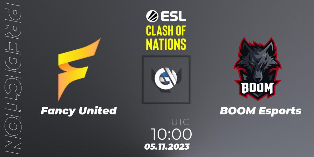 Fancy United - BOOM Esports: прогноз. 05.11.23, VALORANT, ESL Clash of Nations 2023 - SEA Closed Qualifier