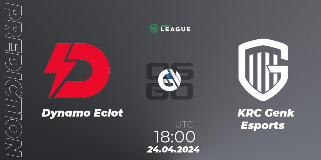 Dynamo Eclot - KRC Genk Esports: прогноз. 24.04.2024 at 18:00, Counter-Strike (CS2), ESEA Season 49: Advanced Division - Europe