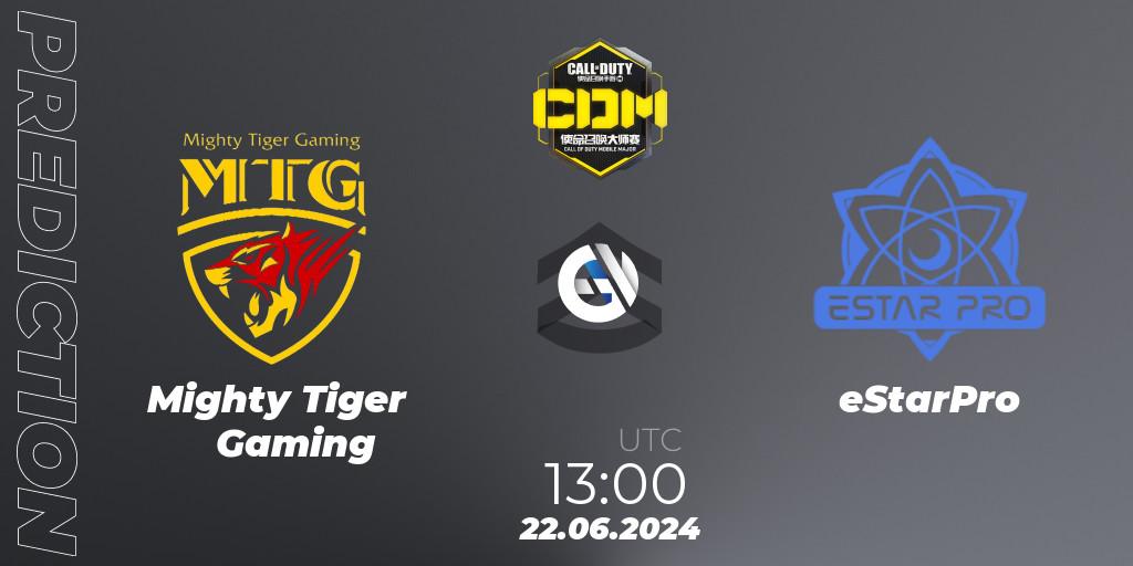 Mighty Tiger Gaming - eStarPro: прогноз. 22.06.2024 at 14:10, Call of Duty, China Masters 2024 S8: Regular Season