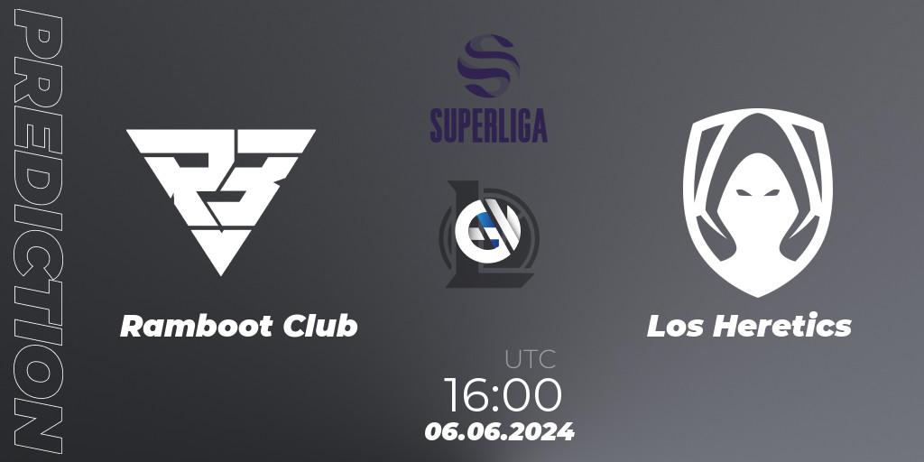 Ramboot Club - Los Heretics: прогноз. 06.06.2024 at 16:00, LoL, LVP Superliga Summer 2024