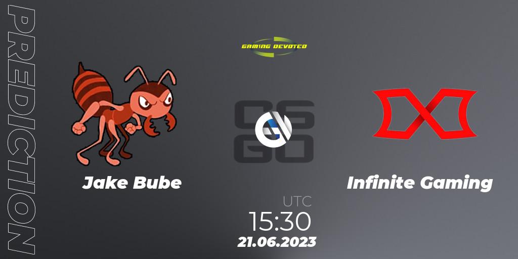 Jake Bube - Infinite Gaming: прогноз. 21.06.23, CS2 (CS:GO), Gaming Devoted Become The Best: Series #2