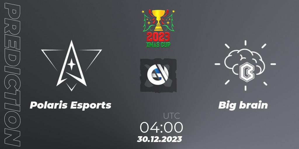 Polaris Esports - Big brain: прогноз. 29.12.2023 at 06:00, Dota 2, Xmas Cup 2023