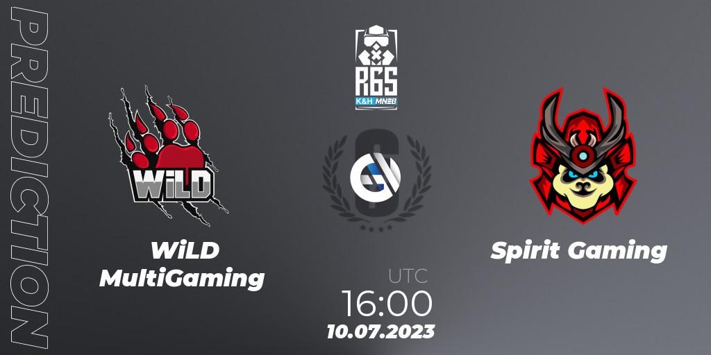 WiLD MultiGaming - Spirit Gaming: прогноз. 10.07.2023 at 16:00, Rainbow Six, Magyar Nemzeti E-sport Bajnokság: Season 5