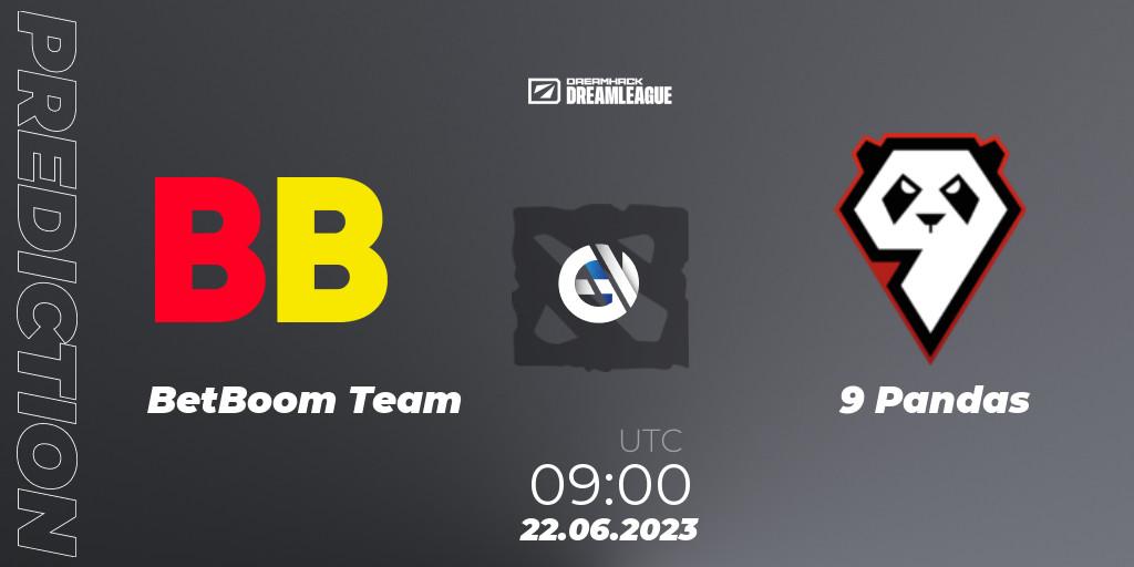 BetBoom Team - 9 Pandas: прогноз. 22.06.23, Dota 2, DreamLeague Season 20 - Group Stage 2