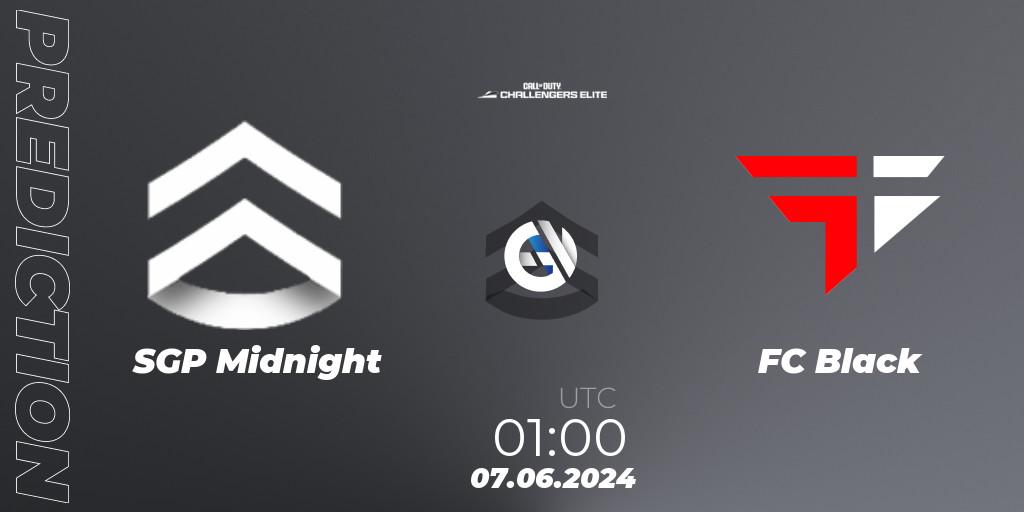 SGP Midnight - FC Black: прогноз. 07.06.2024 at 00:00, Call of Duty, Call of Duty Challengers 2024 - Elite 3: NA