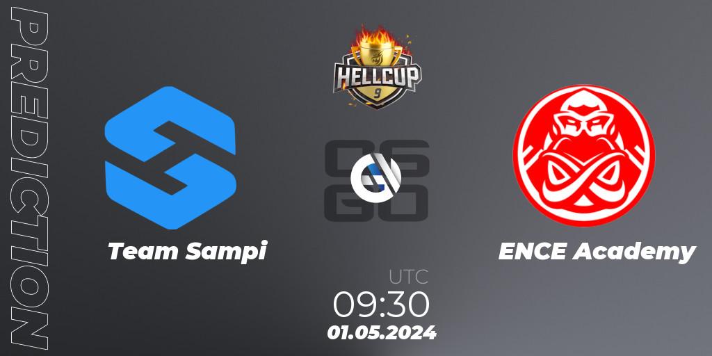 Team Sampi - ENCE Academy: прогноз. 01.05.2024 at 09:30, Counter-Strike (CS2), HellCup #9