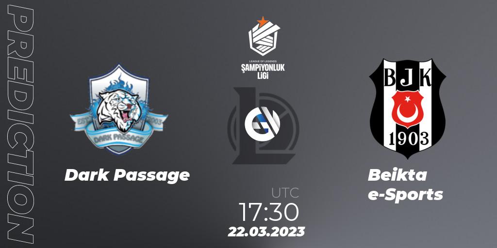 Dark Passage - Beşiktaş e-Sports: прогноз. 22.03.23, LoL, TCL Winter 2023 - Playoffs