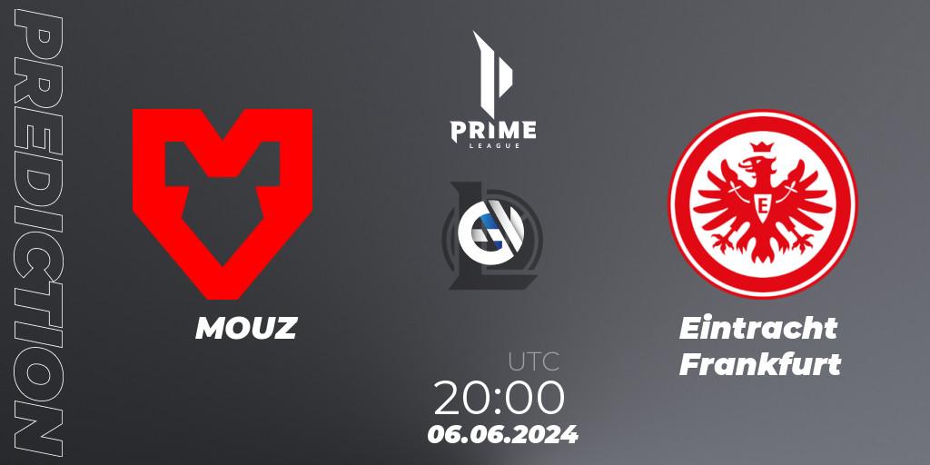 MOUZ - Eintracht Frankfurt: прогноз. 06.06.2024 at 20:00, LoL, Prime League Summer 2024