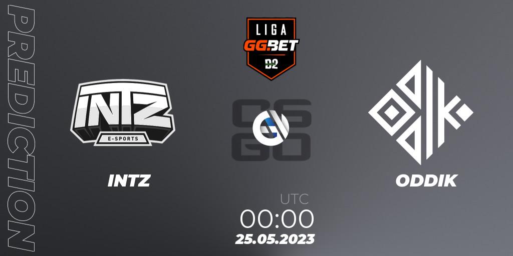 INTZ - ODDIK: прогноз. 25.05.2023 at 00:00, Counter-Strike (CS2), Dust2 Brasil Liga Season 1