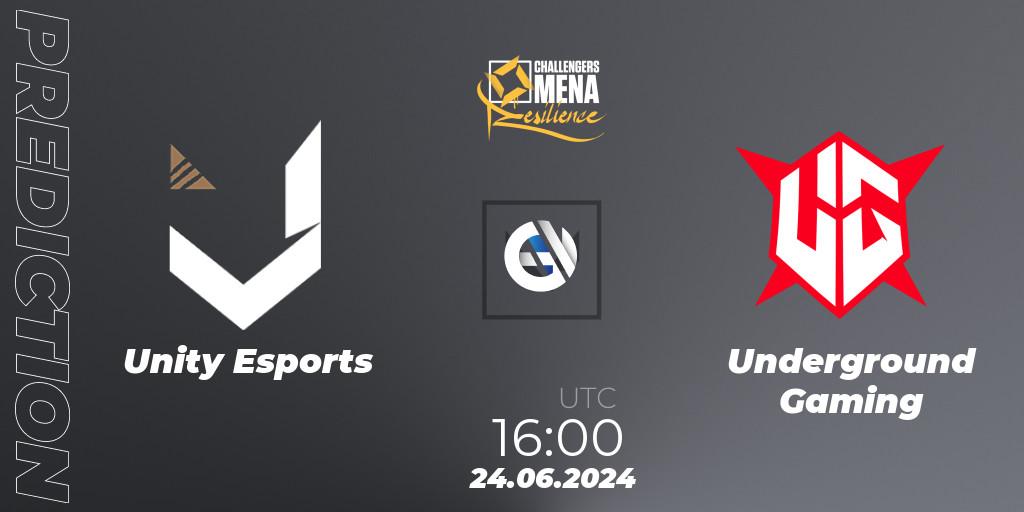 Unity Esports - Underground Gaming: прогноз. 24.06.2024 at 16:00, VALORANT, VALORANT Challengers 2024 MENA: Resilience Split 2 - GCC and Iraq